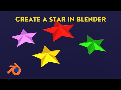 Star in Blender/How to create a star in Blender /3danimation/Blender3danimation