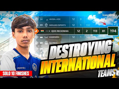 RAW POV 🔥| 25 Finishes & Booyah in FFMAI 🏆| Qualified For BR MainEvent | ft. iQOO RGE