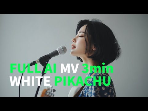 全新AI MV 三分钟完整版 | OmniHuman | 白色皮卡丘 | 人物一致性 | Dreamina | 汗青HQ | POP25 | AITALK