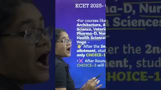 KCET Biggest Update 😱 Only 2 Choices After Round 2 #kcet2025 #kcetcounselling #optionentry