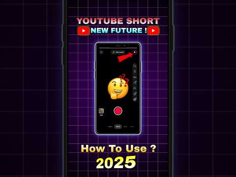 How to Use the New Feature of YouTube Shorts? ✨ Step by Step Guide #YouTubeUpdate2025 #TechGuide