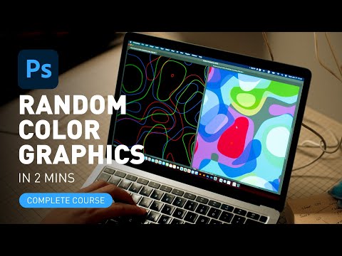 How to Create Random Color Graphics & Lines in Photoshop [2 Minutes Method]