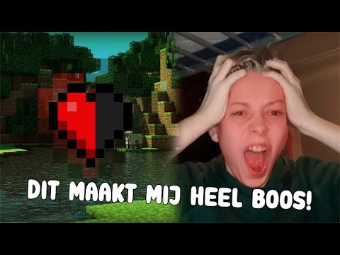Als ik damage krijg in Minecraft eindigt de video..