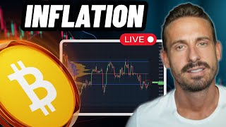 BITCOIN LIVE TRADING AND ANALYSIS!! (Inflation Rate + NY Open)