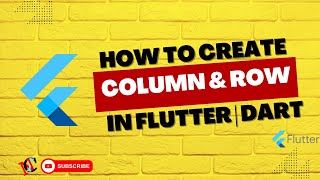 Column and Row  Flutter | Dart language