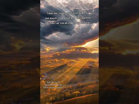 TRUTHS THAT SLEEP BENEATH OUR REALITY #academyofinnerlight #katerinakostaki #spiritualjourney