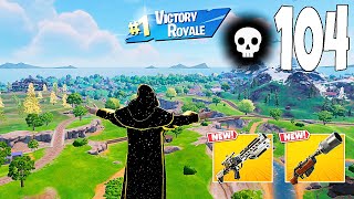 104 Elimination Solo Vs Squads "Zero Build" Gameplay Wins (NEW Fortnite Chapter 6 PC)