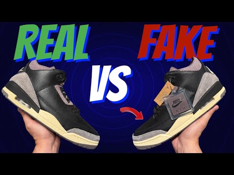 Authentic/Replication Comparison of the WOMEN’S A MA MANIERE X AIR JORDAN 3 W.Y.W.S.
