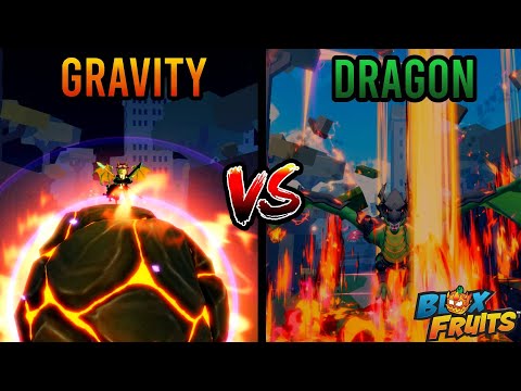 Dragon vs Rework Gravity - Blox Fruit