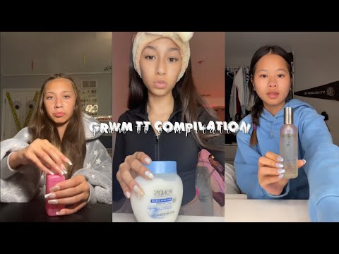 grwm tt compilation ༉‧₊˚. (not mine)