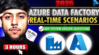 [WITH SYSTEM DESIGN] Azure Data Factory Real Time Scenarios - 2025