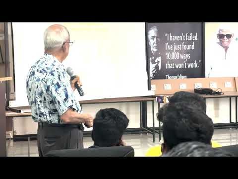 Prof  Sundararajan Sir ( Former Scientist ISRO ) speech at Kalasalingam University - Part 1