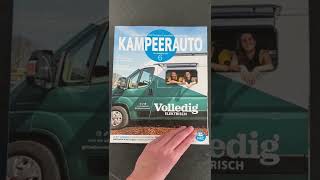 We made a Dutch magazine cover with our electric campervan project!