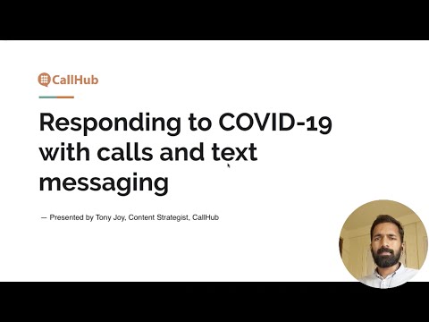 Crisis communication — Scaling emergency response for COVID 19 with call center and text messaging
