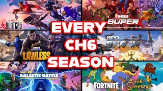 Ranking EVERY CHAPTER 6 SEASON From WORST To BEST...