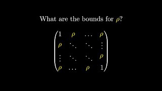 Quant Interview Problem: Correlation Matrix
