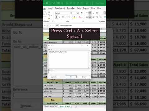 Here's how to delete multiple numbers at once in Excel #shorts #excel