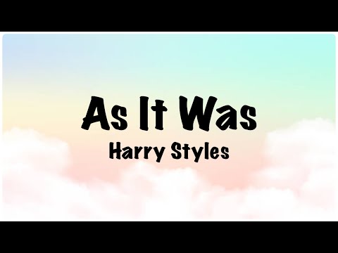 Harry Styles - As It Was with lyrics #asitwas  #harrystyles
