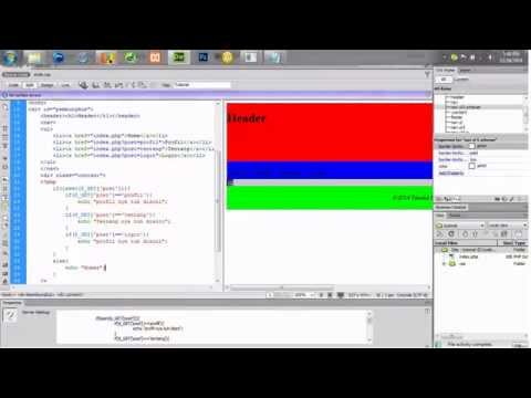 Tutorial Membuat Website dan Hyperlink dalam Website dengan editor Dreamweaver