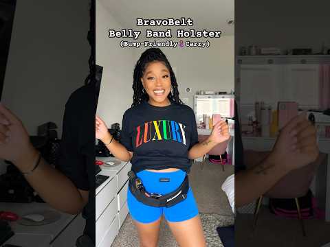 6 Months🤰🏽EDC Ready! 🔥 BravoBelt Belly Band Holster Review | #edc #pregnancy