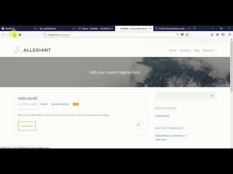 how to create menu and pages in wordpress | complete wordpress tutorial in urdu/hindi | WP#03