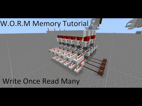 Write Once Memory Tutorial - Minecraft Bedrock