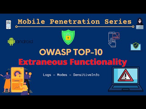Extraneous Functionality |  #androidpentesting #owasp top 10 Mobile,