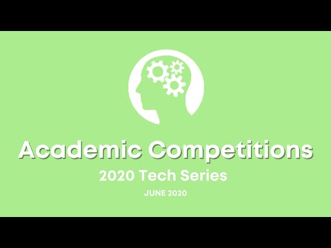 Academic Competitions | Snehaa Ganesh Kumar | 2020 Tech Series