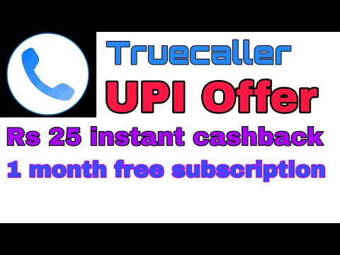 Free Rs 25 Cashback & 1 month premium subscription from Truecaller