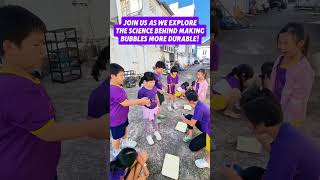 Science bubble Experiment for Kids - Making Strong, Long-Lasting Bubbles
