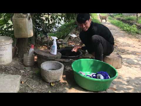 buổi chiều rảnh tranh thủ giặt quần áo dày dép - phạm mạnh vlog