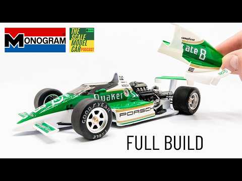 Full Build Monogram 1/24 Porsche March IndyCar. Porsche Group Build - The Scale Model Car Podcast.