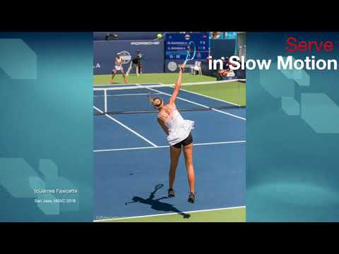Anisimova Serve Rear Slomo WTA