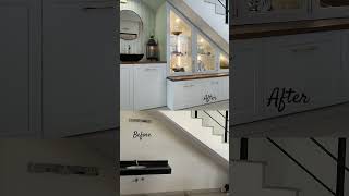 #Understairs #transformation #homeinterior  #beforeandafter #homerenovation #functionalspaces #decor