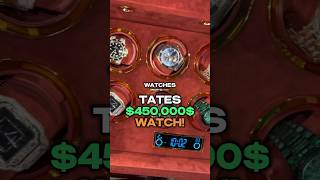TATES $450,000$ WATCH! #shorts #tatespeech #andrewtate #watches #millionaire #aps #richardmille