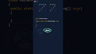 7 Pattern Program in Java | Pattern 7 | pattern in less than a minute #shorts #patternshorts