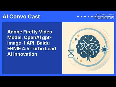 Adobe Firefly Video Model, OpenAI gpt-image-1 API, Baidu ERNIE 4.5 Turbo Lead AI Innovation | AI...