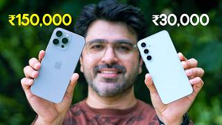iPhone 16 Pro Max vs ₹30,000 Smartphone CAMERA COMPARISON | Find the Difference