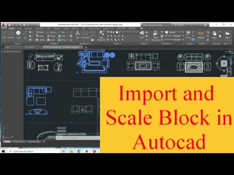 How  to Import & Scale block in Autocad