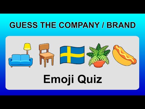 Guess the Company / Brand by Emoji (Emoji Quiz) 😀