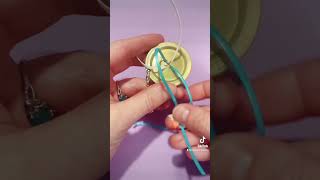 HOW TO USE THE EZGIMPER TOOL to Start a #lanyard #boondoggle #scoubidou by Pepperell Crafts
