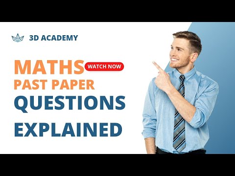 MATHS PAST PAPER QUESTIONS| IB| Standard Maths| Extended Maths @ISA-Fun-and-Learn  @Maths