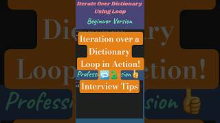 Master Dictionary in Python 🐍 | Iterate Over Dictionaries in Python💡 Interview Questions