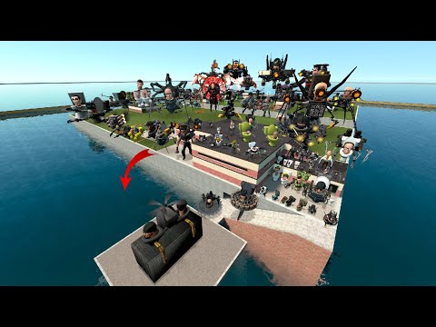 Spartan Kicking Skibidi Toilet From The Water Base | Garry's Mod