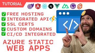 A Beginner's Guide to Azure Static Web Apps - Free hosting for Blazor, React, Angular, & more!