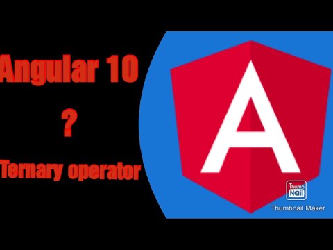 Ternary operator conditionally show data Angular 10