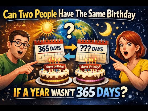 You could have the same birthday with your friend