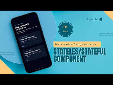 Stateless/stateful components -  React Native Design Patterns