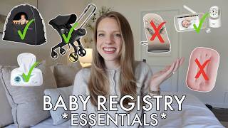 everything you NEED & DON'T for baby! Registry must haves, splurges, & baby favorites 2026!