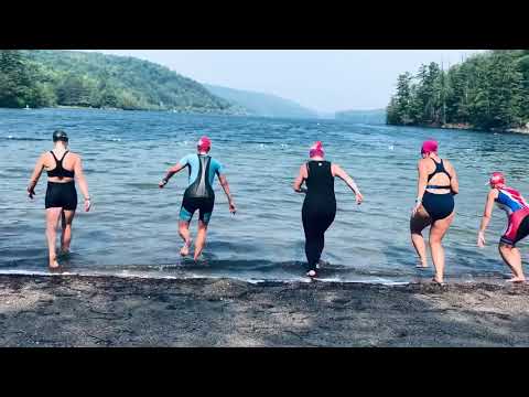 Practicing Open Water Swimming Starts and Finishes in Triathlons